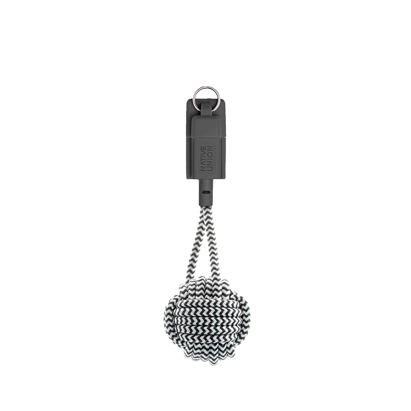 KEY CABLE ZEBRA (USB-A TO LIGHTNING)