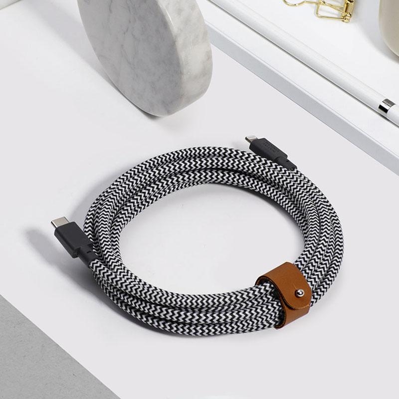 BELT CABLE XL GREEN (USB-C TO LIGHTNING)