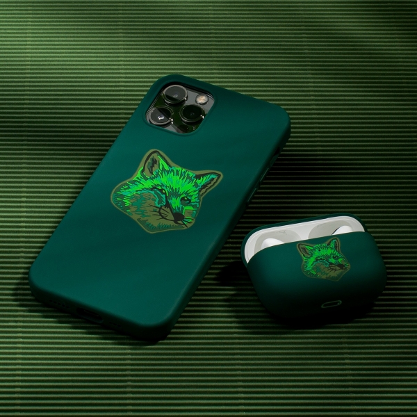 COOL-TONE FOX HEAD CASE FOR AIRPODS PRO GREEN