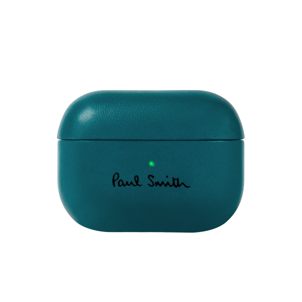 PAUL SMITH LEATHER AIRPODS PRO CASE - BLUE