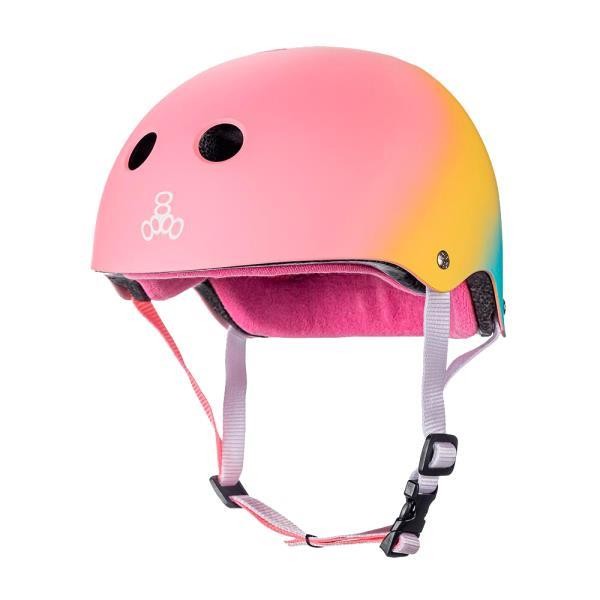 스케이트전문샵 보드매니아 TRIPLE EIGHT ROLLERSKATING COMBO SET 세트 - 패드 보호대 & 헬멧 헬멧 (SHAVED ICE)