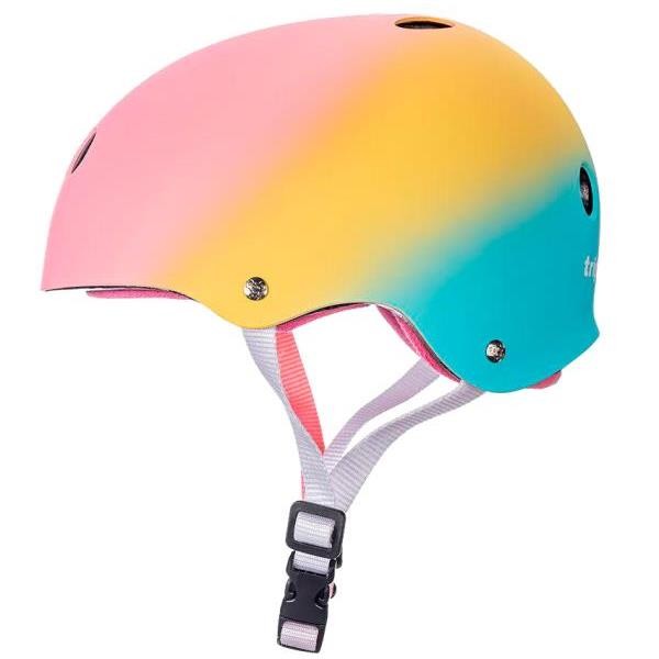 스케이트전문샵 보드매니아 TRIPLE EIGHT ROLLERSKATING COMBO SET 세트 - 패드 보호대 & 헬멧 헬멧 (SHAVED ICE)