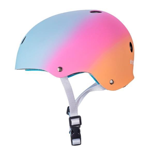 스케이트전문샵 보드매니아 TRIPLE EIGHT ROLLERSKATING COMBO SET 세트 - 패드 보호대 & 헬멧 헬멧 (SUNSET)