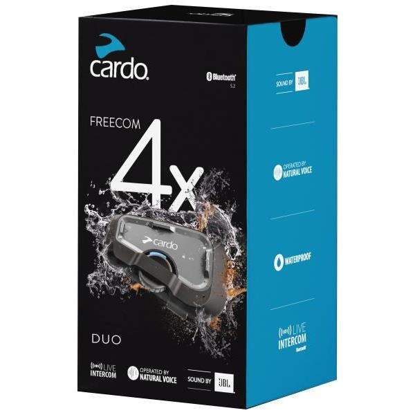 CARDO SYSTEMS CARDO FREECOM 4X 헤드셋 - 듀오 팩