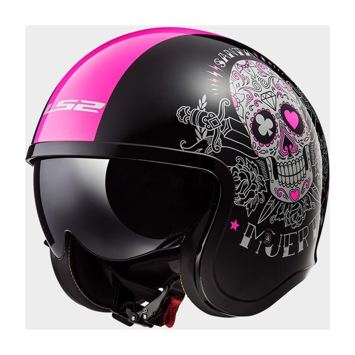 LS2 헬멧 헬멧S LS2 스핏파이어 핑크 무에르테 헬멧