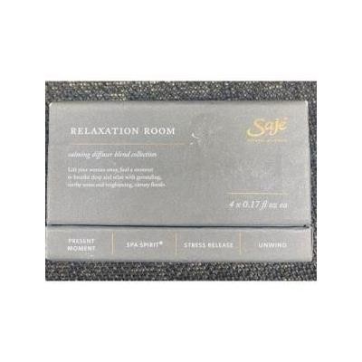 SAJE 세이지 캐나다 천연 NATURAL 웰니스 SAJE RELAXATION ROOM CALMING DIFFUSER BLEND COLLECTION FORMULATED 4 PCS NEW 2021신상