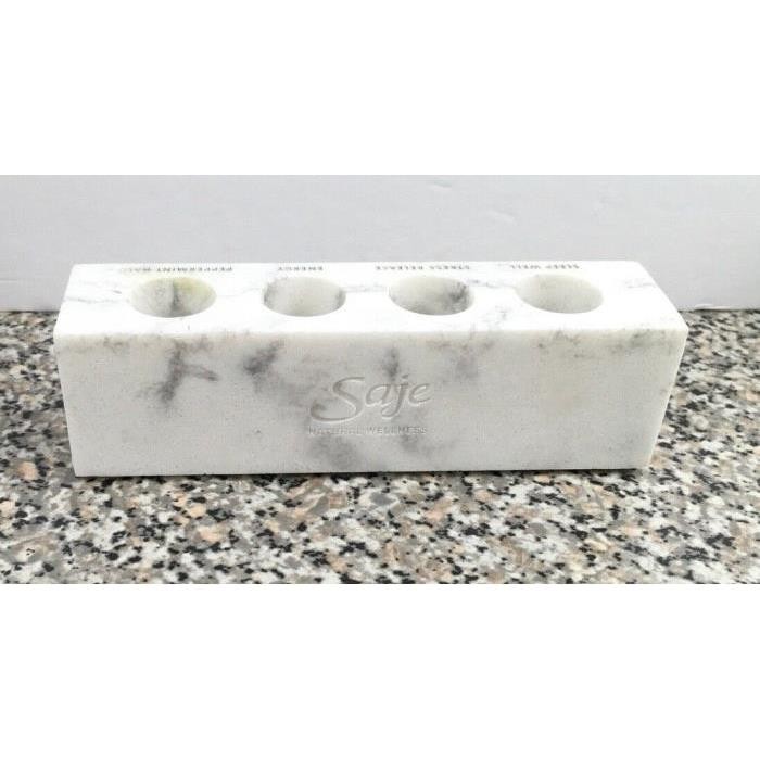 SAJE 세이지 캐나다 천연 NATURAL 웰니스 BOTTLE STAND MADE FROM SLEEK STYLISH MARBLED POLYRESIN