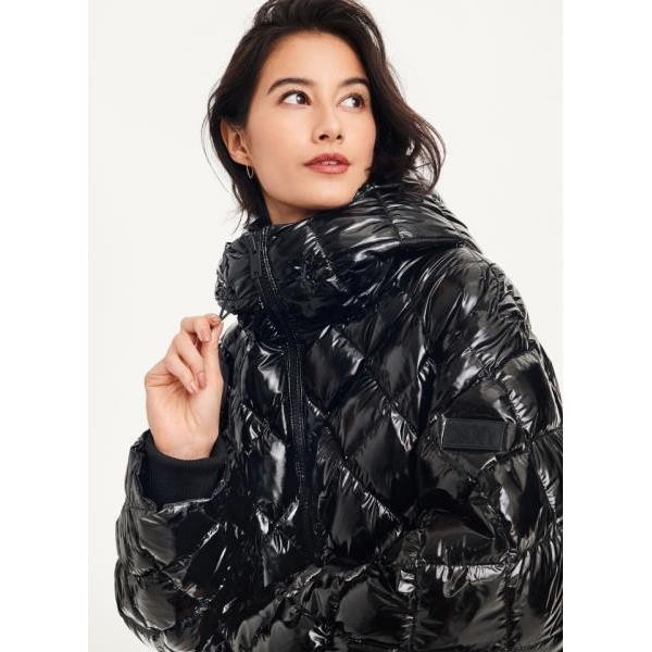DKNY LONG QUILTED PUFFER