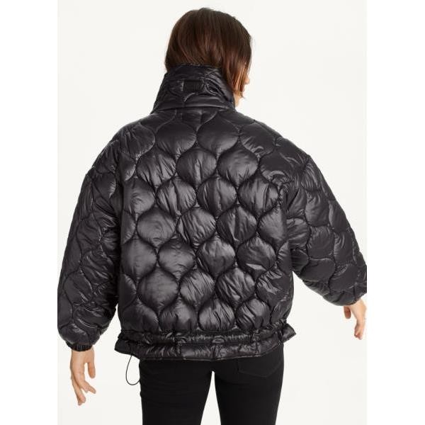 DKNY QUILTED JACKET 자켓 WITH 쉐르파 POCKETS