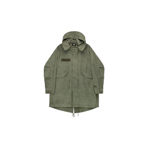 STUSSY 스투시 NYCO PRINTED FISHTAIL PARKA OLIVE