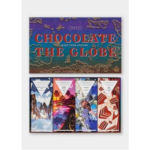 COMPARTES CHOCOLATIER 전세계 초콜릿 바 선물 상자 주변