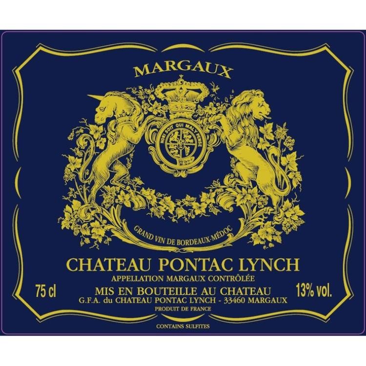 CHATEAU Pontac Lynch 2018 Margaux  75cl