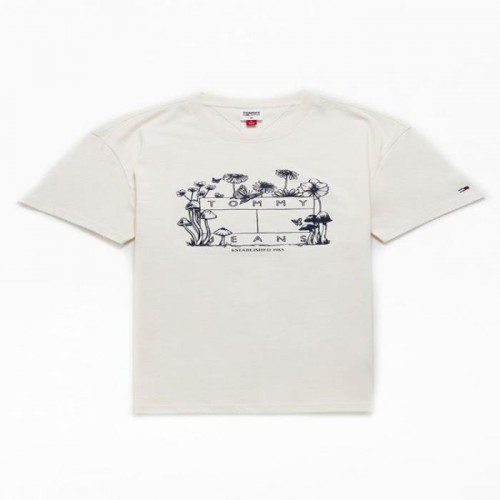 TOMMY JEANS ECO HOMEGROWN WILDF로우ER 티셔츠