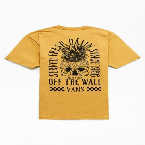 VANS 반스 미국 영국 상품 SERVED FRESH DAILY 티셔츠