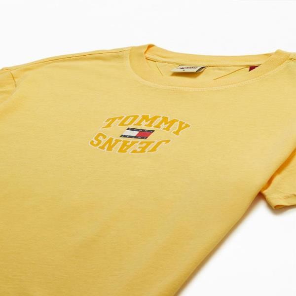 TOMMY JEANS 클래식 ARCHED 로고 티셔츠