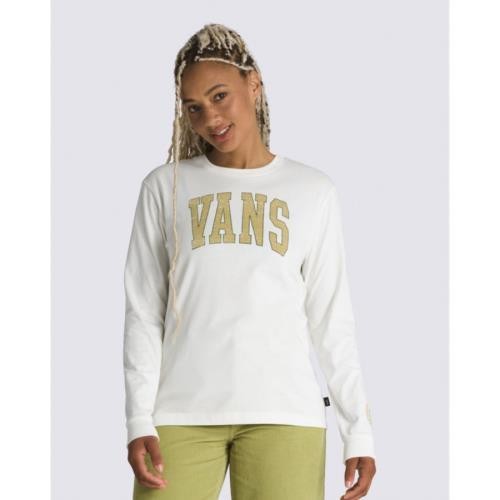 Vans 반스 미국 영국 상품 Crest Boyfriend Long Sleeve 티셔츠 MARSHMALLOW