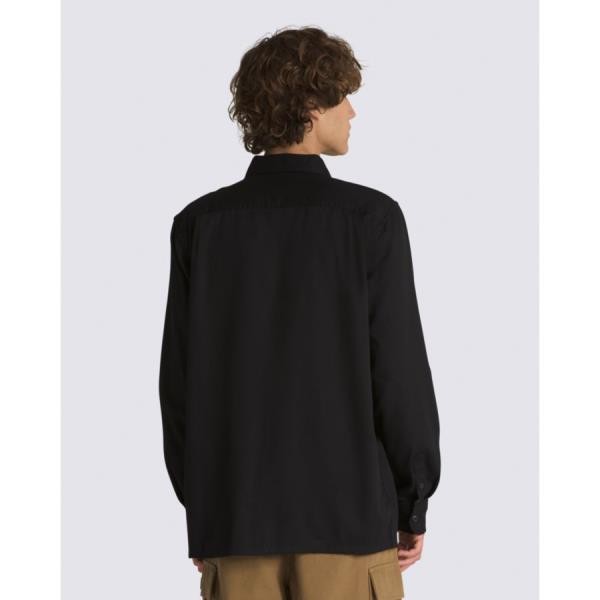 Vans 반스 미국 영국 상품 Sparwood Long Sleeve Buttondown Shirt 셔츠 블랙