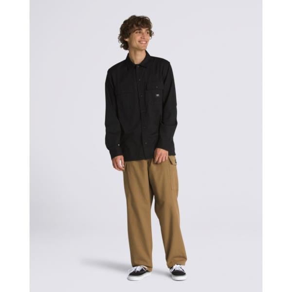Vans 반스 미국 영국 상품 Sparwood Long Sleeve Buttondown Shirt 셔츠 블랙