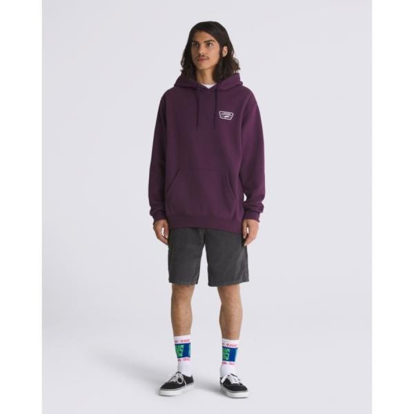 Vans 반스 미국 영국 상품 Full Patched Pullover 후드티 블랙BERRY WINE