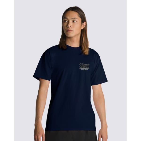 Vans 반스 미국 영국 상품 Rackin Em Up 티셔츠 NAVY
