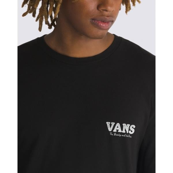 Vans 반스 미국 영국 상품 로즈THORN 티셔츠 블랙