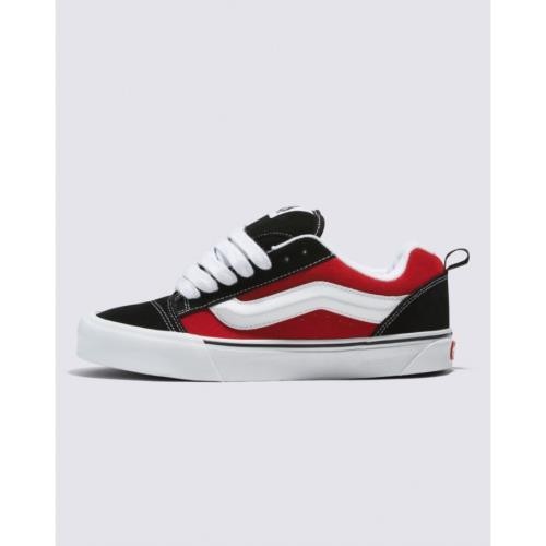Vans 반스 미국 영국 상품 Knu Skool Shoe RED/TRUE 화이트