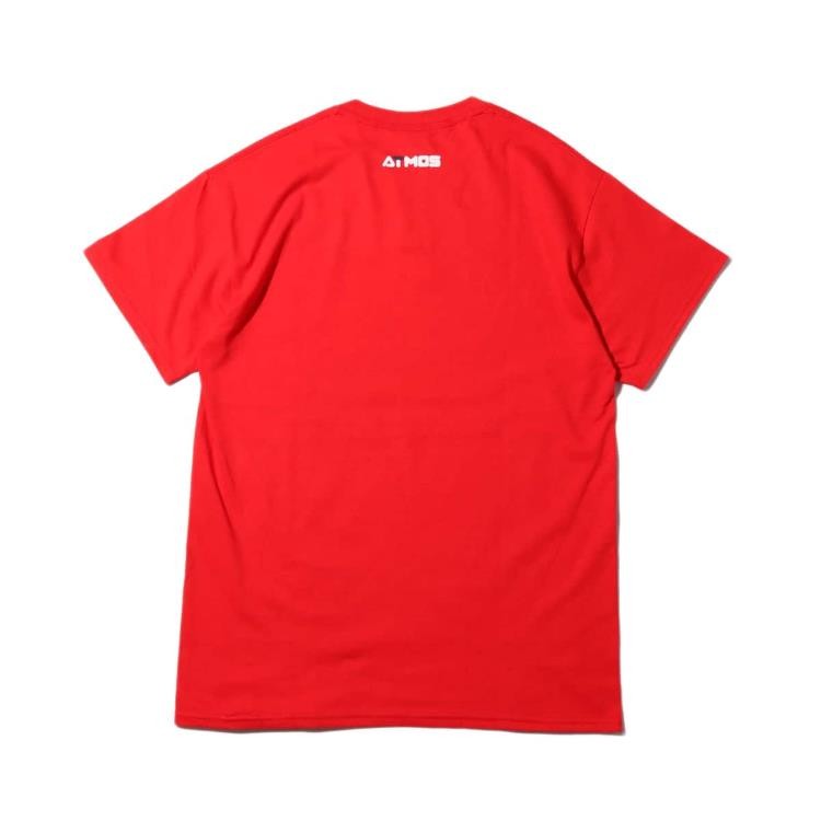 FILA X ATMOS SQUARE 로고 EMBROIDERY 티셔츠 레드 fm9525-11