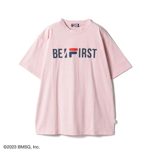 FILA × BE:FIRST ロゴTEE 핑크 23SS-S fb0781-19