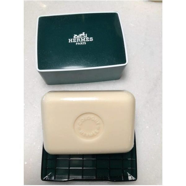 Hermes Soap - Eau dOrange Verte Luxury Perfumed Gift 선물 Boxed Imported fro. Paris Citrus and Mint Fragrance 3.5 Ounces / 100 Grams Savon