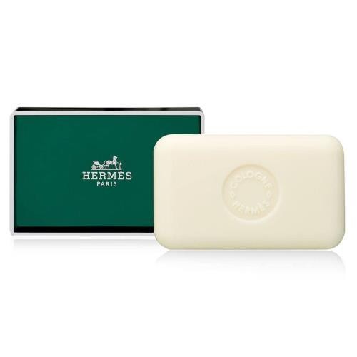 Hermes Soap - Eau dOrange Verte Luxury Perfumed Gift 선물 Boxed Imported fro. Paris Citrus and Mint Fragrance 3.5 Ounces / 100 Grams Savon