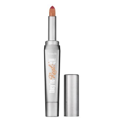 Benefit Cosmetics Theyre Real! Double The Lip Lipstick & Liner in One (Nude Scandal - 핑크Y nude) 0.05 oz