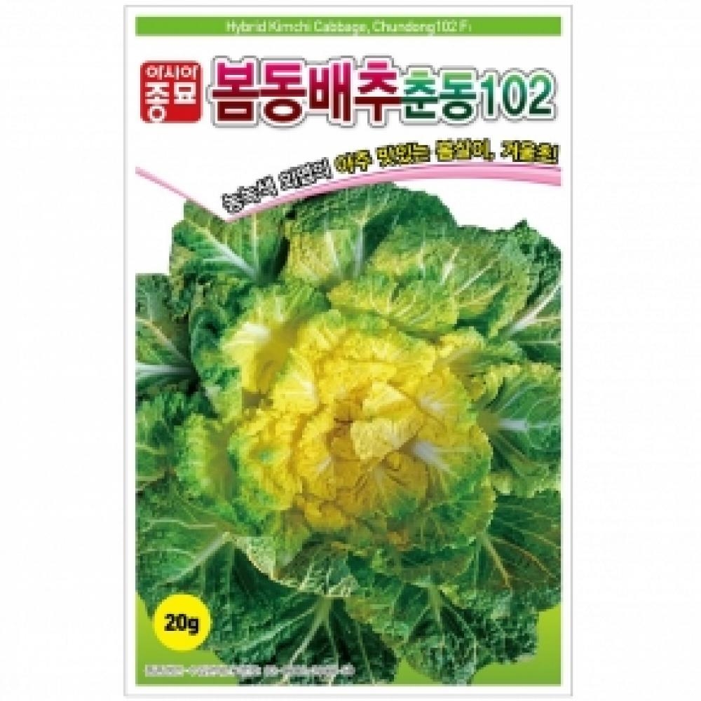 배추씨앗종자 봄동배추-춘동102 (500g) 월동배추씨앗