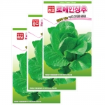 아시아종묘 채소씨앗종자 - 로메인 상추씨앗 시저스그린 (1500립x3)