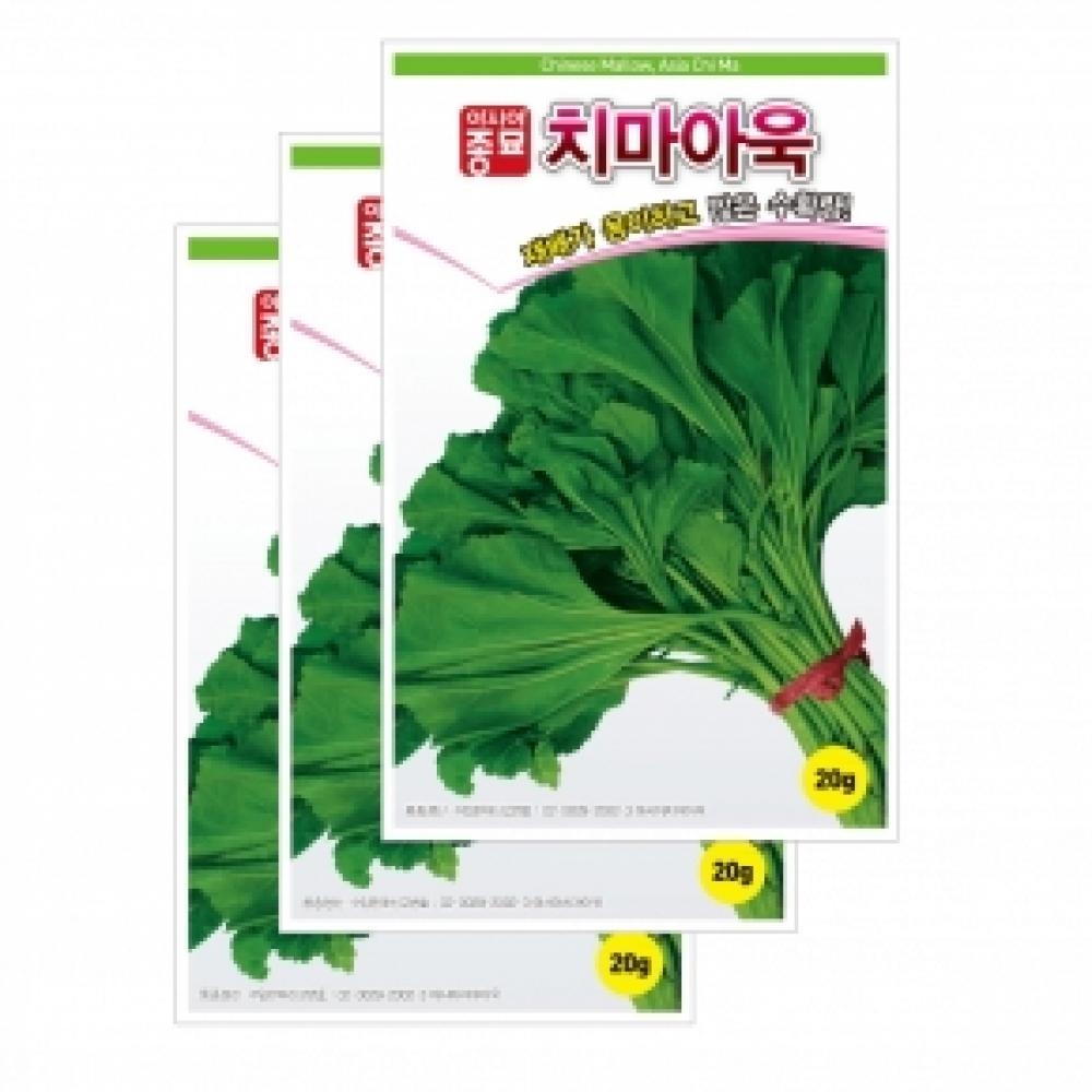 아시아종묘 채소씨앗종자 - 아욱씨앗 치마아욱(20gx3)
